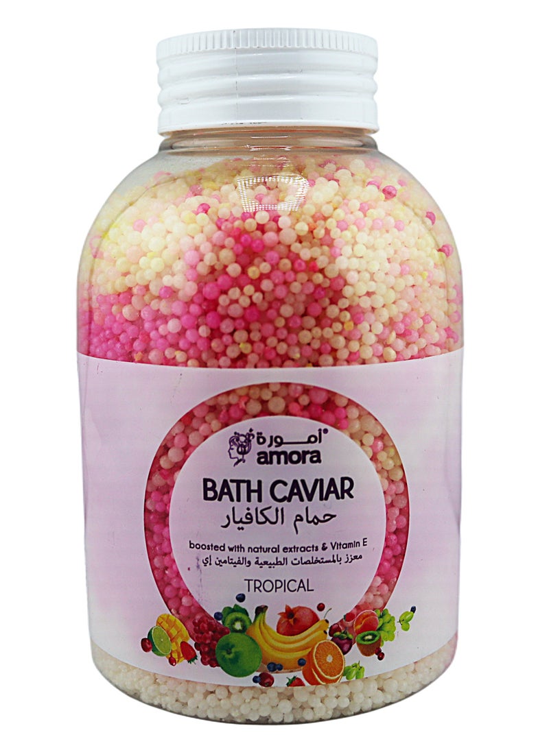 Amora Bath Caviar – Tropical (With Natural Extracts & Vitamin E) - Image 1
